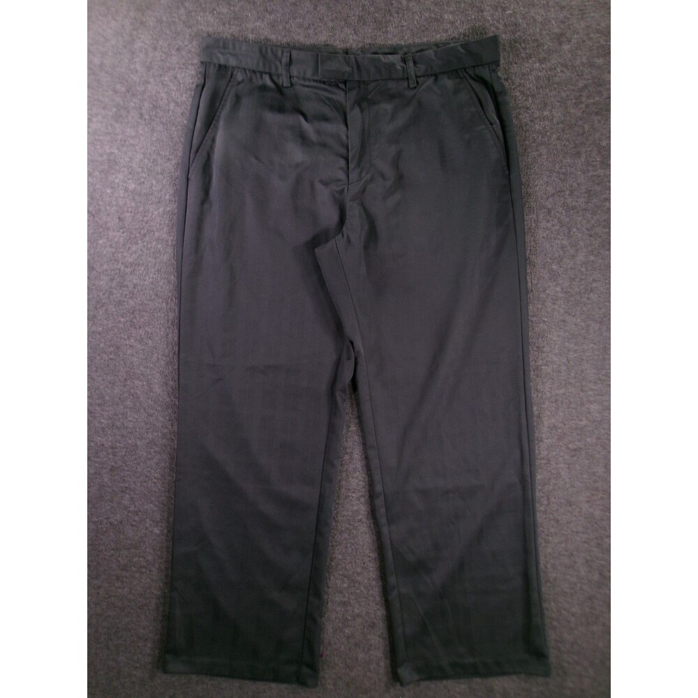 Ashworth Pants Men 38X30 Gray Straight Leg Regular Fit Office Classic Golf Work